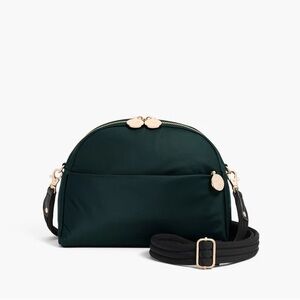 Lo & Sons The Nouvelle Crossbody Bag Dark Green/Gold Hardware